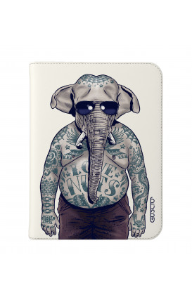 Cover Universal Tablet Case per 7/8" display - Uomo elefante bianco