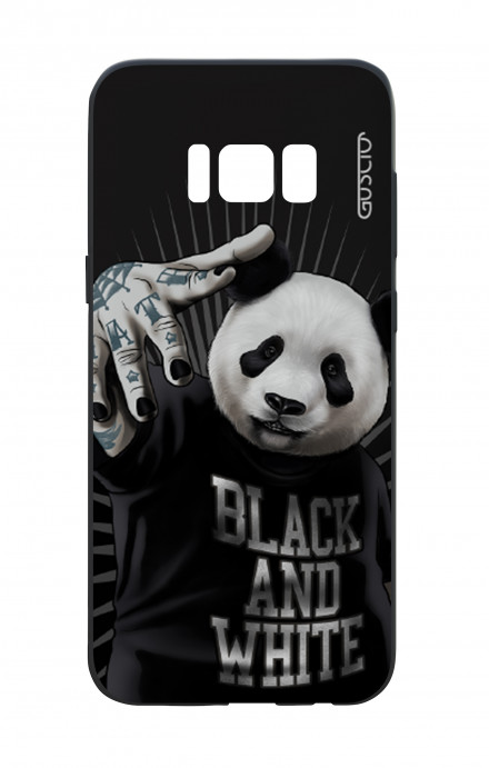 Cover Bicomponente Samsung S8 Plus - Panda rap