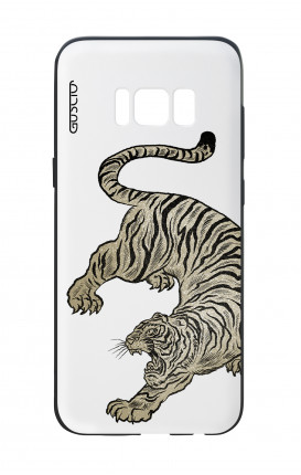 Cover Bicomponente Samsung S8 Plus - Tigre giapponese bianco
