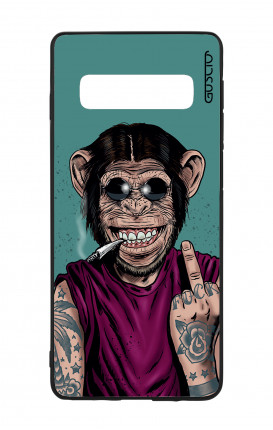Cover Bicomponente Samsung S10e - Scimmia felice