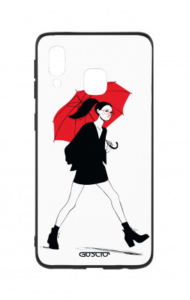 Samsung A20e Two-Component Cover - Red Umbrella