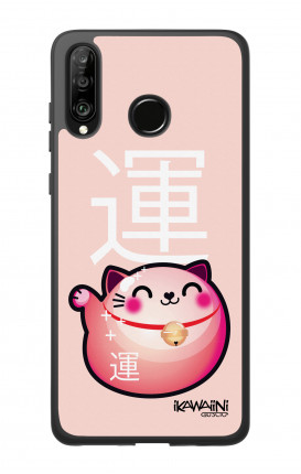 Huawei P30Lite WHT Two-Component Cover - Japanese Fortune cat Kawaii