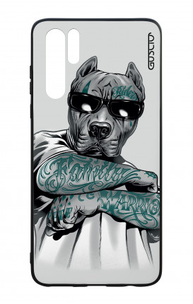 Huawei P30PRO WHT Two-Component Cover - Tattooed Pitbull