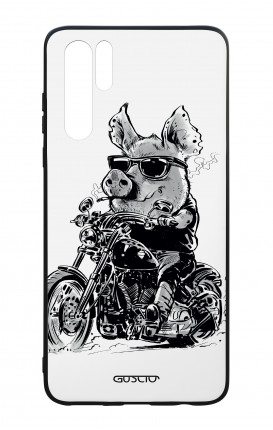 Cover Bicomponente Huawei P30PRO - Maiale biker