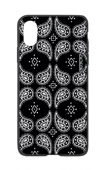Apple iPhone X White Two-Component Cover - Bandana pattern