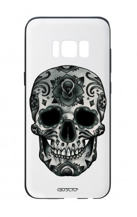 Samsung S8 White Two-Component Cover - WHT DarkCalaveraSkull