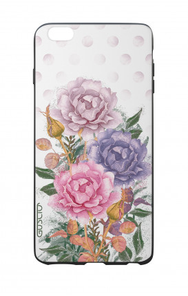 Apple iPhone 6 PLUS WHT Two-Component Cover - WHT Bouquet Pois