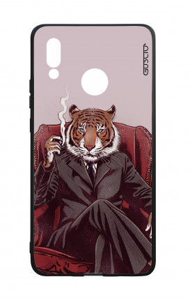 Huawei P20Lite WHT Two-Component Cover - Elegant Tiger