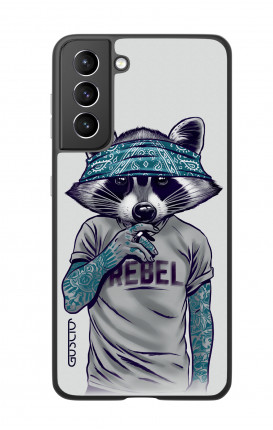 Cover Samsung S21 Plus - Raccoon with bandana