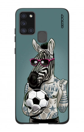 Case Bicomponente Samsung A21s - Zebra
