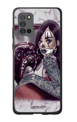 Cover Bicomponente Samsung A02s - Pin Up Chicana in auto