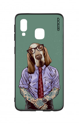 Cover Bicomponente Samsung A20e - Bracco italiano tatuato