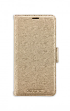 Cover Saffiano Casebook Apple iPhone 12 MINI Gold - Neutro