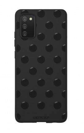 Cover Rubber Sam A02s BLK - Pois