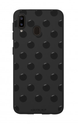 Cover Rubber Sam A20e BLK - Pois