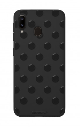 Rubber Case Samsung A20e - Polka Dot