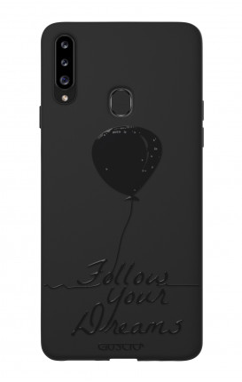 Cover Rubber A20s BLK - Follow your dream