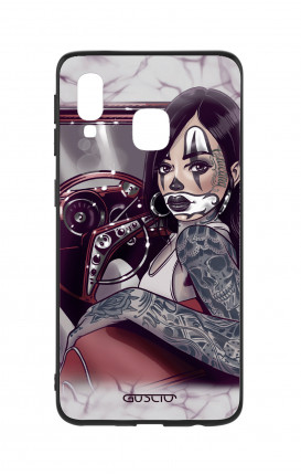 Samsung A40 WHT Two-Component Cover - Chicana Pin Up on her way