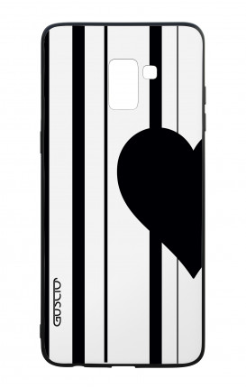 Samsung J6 PLUS 2018 WHT Two-Component Cover - Half Heart