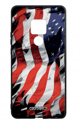 Huawei Mate20 WHT Two-Component Cover - Used America Flag