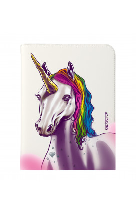 Cover Universal Tablet Case per 7/8" display - Unicorno bianco