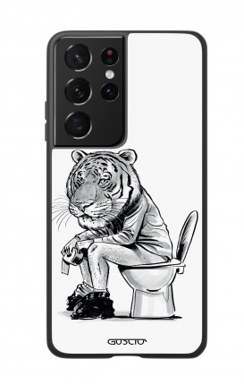 Cover Samsung S21 Ultra - Tiger on WC