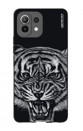 Xiaomi MI 11 Lite/MI 11 Lite 5G Two-Component Cover - Black Tiger