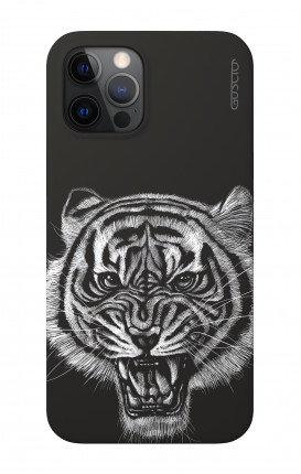 1. Cover Soft Touch Apple iPhone 12 PRO MAX - Tigre nera