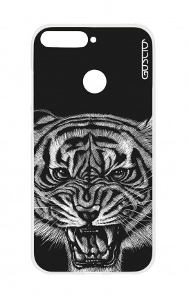 Cover TPU HUAWEI P SMART - Tigre nera