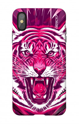 1. Cover Soft Touch Apple iPhone XR - Aesthetic Pink Tiger