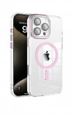 Impact Magnetic Clear iPh 15 PRO MAX Pink - Neutro
