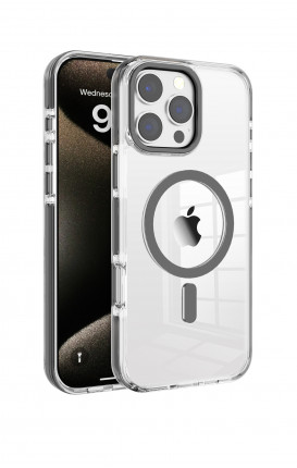 Cover Magnetica iPhone 15 PRO Grey - Neutro