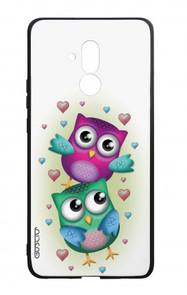 Cover Bicomponente Huawei Mate 20 Lite - Coppia di gufi