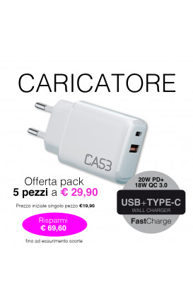 PACK 5 Caricabatterie da parete