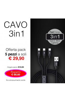 PACK 5 Cavo 3in 1