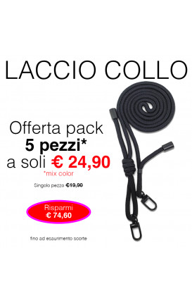 PACK 5 LACCIO COLLO UNIVERSALE