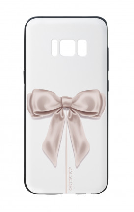 Samsung S8 Plus White Two-Component Cover - WHT Satin White Ribbon