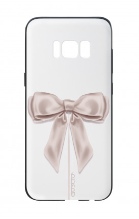 Cover Bicomponente Samsung S8 Plus - Fiocco di raso bianco