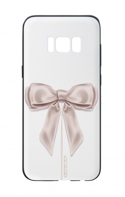 Cover Bicomponente Samsung S8 Plus - Fiocco di raso bianco