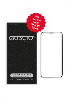 Tempered Glass SilkScreen - Apple iphone X/XS BLK - Neutro