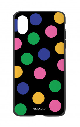 Cover Bicomponente Apple iPhone XR - Pois fuxia e bluette