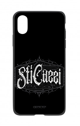 Apple iPh XS MAX WHT Two-Component Cover - Gothic Sti Cazzi