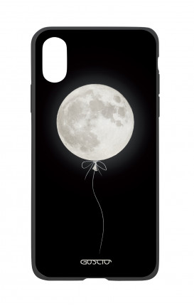 Apple iPhone X White Two-Component Cover - Moon Balloon
