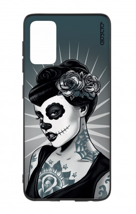 Cover Bicomponente Samsung S20Plus  - Calavera bianco e nero