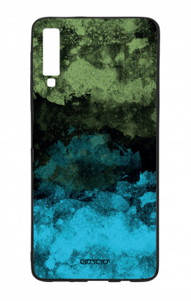 Cover Bicomponente Samsung A70  - Mineral BlackLime