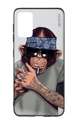 Samsung S20Plus Two-Component Cover - Chimp with bandana