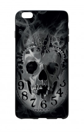 Apple iPhone 6 WHT Two-Component Cover - Skull & Clock