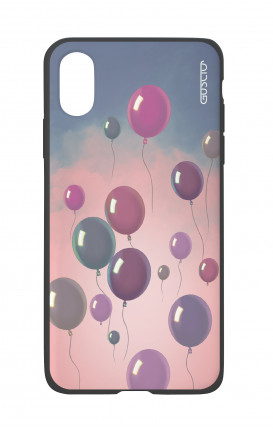 Apple iPh XS MAX WHT Two-Component Cover - Balloons