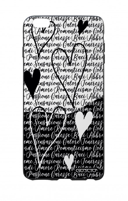 Apple iPhone 6 WHT Two-Component Cover - Black & White Writings