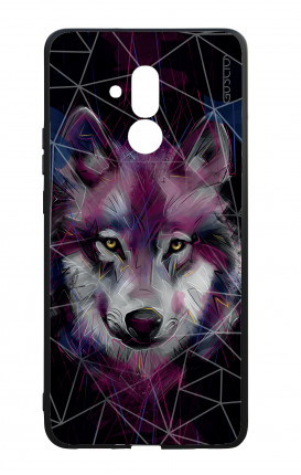 Huawei Mate20Lite WHT Two-Component Cover - Neon Wolf